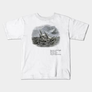 Anchor, Cork, Rum, Compass. Kids T-Shirt